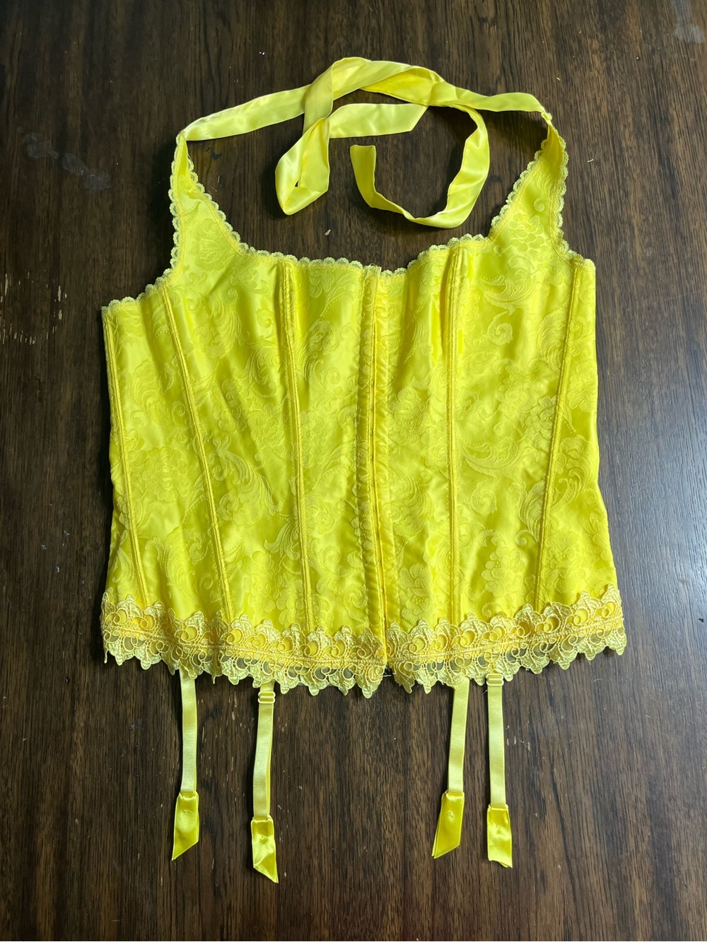 Vintage Y2K Frederick's of Hollywood Corset Bustier Top